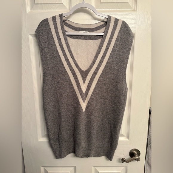 Sandro Paris Tops - Sandro Wool Striped Vest